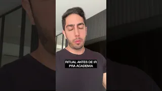 Muita gente me pergunta qual meu ritual antes de ir pra academia… quem se identifica? 😂😂😂😂