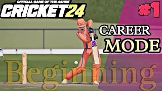 New Fresh Start | Cricket 24 - My Career Mode | Club Debut | Part 1 Hindi