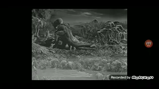 The Lost World (1925) T-Rex Vs Triceratops (With Sound Effects)