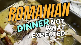 Romanian Dinner, not What I thought it would be  - The Vlog Continues - Pitesti, Romania