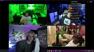 xQc Talks About Adept Drama on Panel ft. Adin Ross, YourRage, & DJ Akademiks