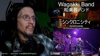First Time Reaction - Wagakki Band - シンクロニシティ (Synchronicity)  Dai Shinnenkai 2022 Nippon Budokan