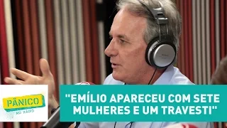 "Emílio apareceu com sete mulheres e um travesti", relembra Otávio Mesquita | Pânico