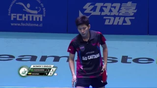 Women's Singles, Final Chile Open 2017  KUMAHARA Caroline VS MEDINA Paula