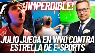 ¡IMPERDIBLE! JULIO RÍOS JUEGA EN VIVO AL PLAY STATION CONTRA UNA ESTRELLA DE E-SPORTS ¿COMO LE FUE?