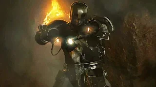 Iron Man Cave Battle Scene in Hindi - Iron Man (2008)