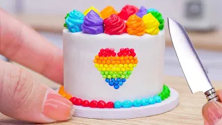 Best Of Miniature Cake Decorating Compilation - 1000+ Chocolate Rainbow Cake Design | Mini Bakery