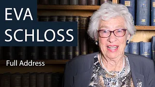Holocaust & Auschwitz Survivor, Eva Schloss | Full Address | Oxford Union