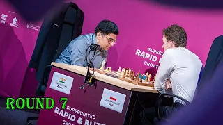 Viswanathan Anand vs Jan-Krzysztof Duda || SuperUnited Rapid 2022 - R7