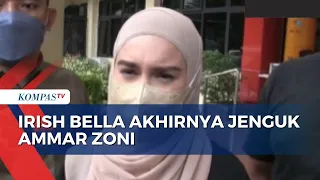 Irish Bella Buka Suara Usai Jenguk Ammar Zoni di Polres Metro Jaksel