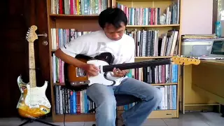 THE THRILL IS GONE - SOLO GUITAR FRETLESS
