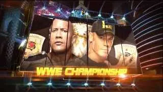 Wrestlemania 29 Official Match Card - The Rock vs John Cena (WWE Championship Match)