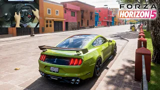 Forza Horizon 5 gameplay - Ford Mustang Shelby GT500 - (steering wheel Logitech G29)