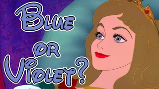 what color are sleeping beauty's eyes? 👀 💤 ✨