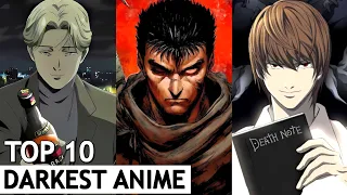 Top 10 Dark Anime Which Are Hard To Watch | In Hindi | AnimeVerse