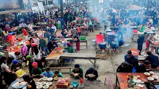 CHỢ PHIÊN MÈO VẠC HÀ GIANG NHỮNG NGÀY CUỐI NĂM DÂN ÙN ÙN MANG ĐỒ NGÂM RƯỢU TỚI BÁN KÍN ĐƯỜNG