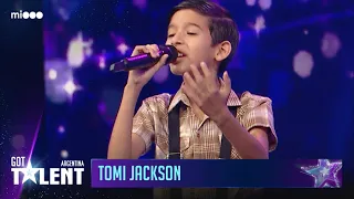 Tomi Jackson - Cantante de 11 años | Audiciones | Got Talent Argentina 2023