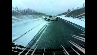 Initial D but on ice in Russia