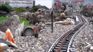 Saisonende 2016 bei der Gartenbahn Furka-Bergstrecke HD