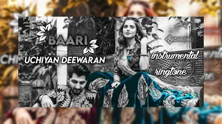 Baari _Uchiyan Deewaran 😘// Baari Instrumental Ringtone 🎺🎶// Baari song pino🔔 ringtone ❤️