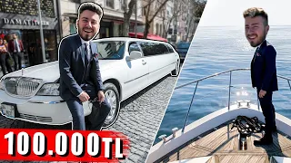 100.000 TL 'LİK BİR GÜN GEÇİRMEK