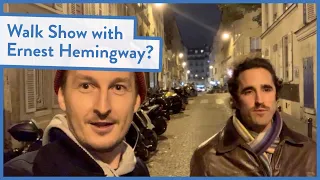 Ernest Hemingway interview on the streets of Montmartre