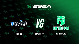 1WIN vs Entropiq | Map 3 Mirage | ESEA Season 39