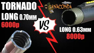 СРАВНЕНИЕ ANACONDA LONG 0.63 & TORNADO LONG RANGE 0.70мм