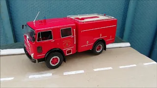 Diecast fire truck 1:43 OM 150 Autopompa Italy 1968