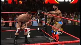 WWE 2K22 Johnny Gargano vs Austin Theory NXT 14 OCT 2020