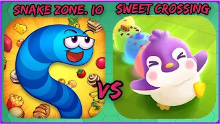 Snake Zone. Io Vs Sweet Crossing:Snake.Io Game Comparison!