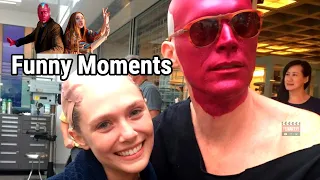 Wandavision Cast Funniest Moments Behind The Scenes Interviews | Elizabeth Olsen | Paul Bettany 2021