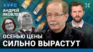 ЯКОВЛЕВ: Рубль продолжит падение осенью. Цены сильно вырастут. Продажу валюты ужесточат