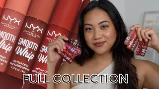 NEW NYX SMOOTH WHIP MATTE LIP CREAMS | FULL COLLECTION SWATCH + FIRST IMPRESSION