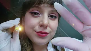 ASMR | Examinando Seu Rosto MAS VOCÊ ESTÁ DEITADO (fast)