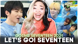 Reaction to Going Seventeen 2021 'LET'S GO! SEVENTEEN' - IS THIS WRESTLING OR AN OBSTACLE COURSE!?!