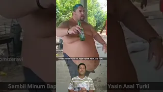 Bapak Ini Menirukan Gaya Yasin cengiz.