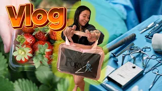 VLOG: Pre-Surgery and strawberry picking (spend the day with me)...