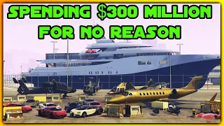 SPENDING $300,000,000 IN GTA 5 ONLINE (GTA 5 Spending Spree! W/ Face Cam)