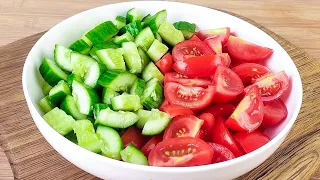 Eat this cucumber salad for dinner every day and lose 6 kilograms in a week!🔥