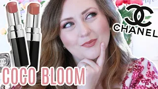 *perfect for summer* CHANEL ROUGE COCO BLOOM Try On, Swatch & Review...Dream and Chance