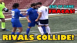 Multiple RED CARDS in SCORNFUL Match!  CONTROVERSIAL PENALTY & End of Game FRACAS!