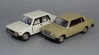 ВАЗ-2105 и ВАЗ-2107 Масштабные модели на реставрацию 1:43 Агат