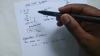 Multiple Degrees of Freedom Systems - Formulation of Equations of Motion