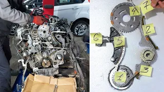 Timing chain knocking problem solved - engine B16DTH Opel