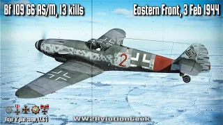 Bf 109 G6 AS/M: 13 kills, Aggressive CAP over Korsun | Double ace in a day | IL-2 WW2 Air Combat Sim