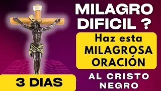 Cómo conseguir 1"MILAGRO DIFICIL"? haz la PODEROSA ORACIÓN D  3 DIAS al CRISTO NEGRO D ESQUIPULAS 🔥