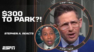 Stephen A. calls Dan cheap because he doesn't want to pay $300 to park 🤣 | First Take