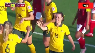 Highlights Australia vs Indonesia 18 0 AFC Women's Asian Cup 2022