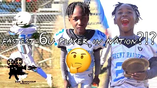 *Over 1k Rushing yards & 34 tds 😱* Is Jordan Randall the fastest 6U football player in the Nation?!?